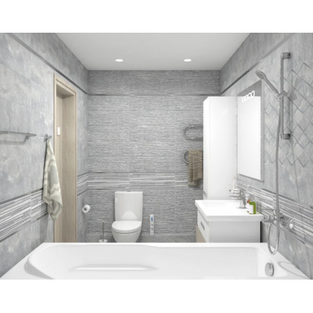 Плитка Alcor серый 17-01-06-1187 20х60