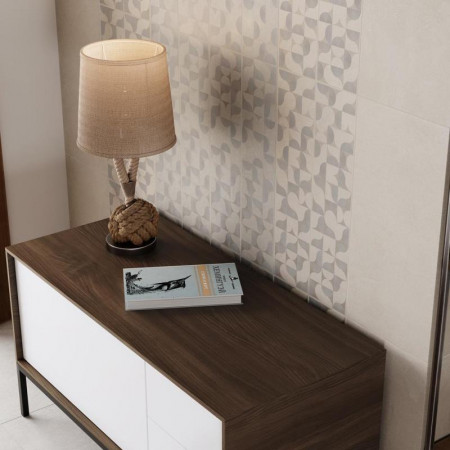 Плитка AZ/B005/11232R Авенида серый светлый матовый обрезной 60х14,5