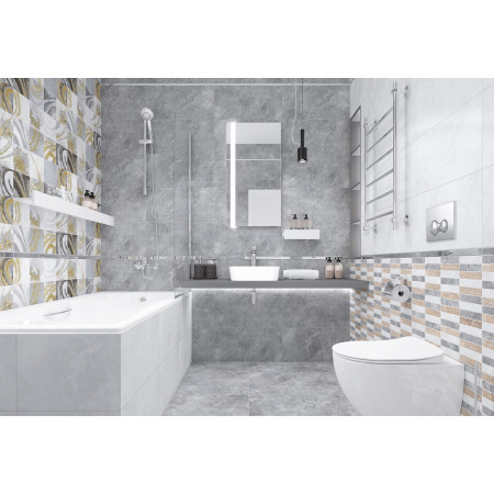 Плитка 18-05-06-3635-1 Java Декор-1 серый 30х60