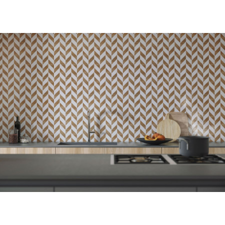 Мозаика O-LYN-WIE052 Love You Navy мозаика A сатиновая белый 29x29