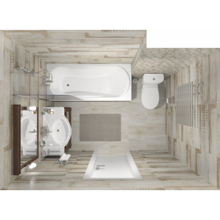 Мозаика MM60116 Декор Sweep мозаичный микс 20х60