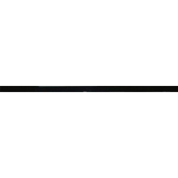 Плитка Бордюр стеклянный черный 2,3х60