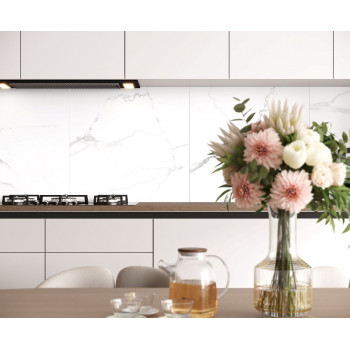 Керамогранит Pristine White белый полированный 60x60