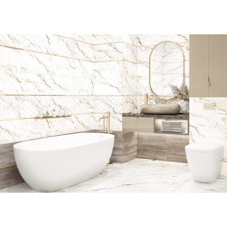 Плитка WT9DET11 Detroit Calacatta Gold 249*500*8,5