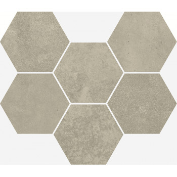 Мозаика 620110000108 Terraviva Грейдж Мозаика Гексагон Нат Рет 25x29