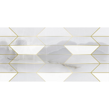 Плитка Декор Dreams серый 25х50