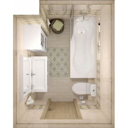 Плитка Frame Бордюр белый 66-05-00-1368 6х40