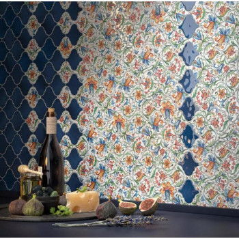 Плитка VT/A579/65000 Арабески Тоскана 3 глянцевый 6,5x6,5