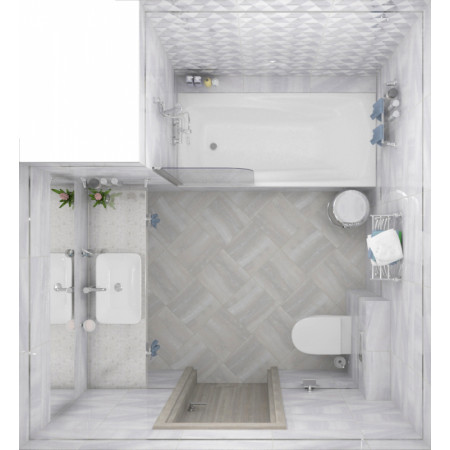 Плитка Декор Diadema Perla бежевый 17-03-11-1186-0 20х60