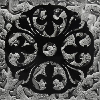 Плитка Бутон платина 6.6х6.6