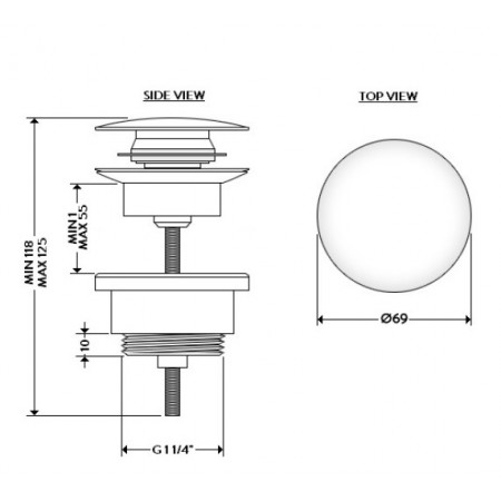 Донный клапан GALASSIA 9916BI
