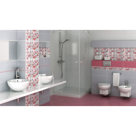 Плитка 70 карандаш белый матовый 25*2