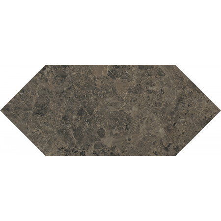 Плитка 35014 Бикуш коричневый глянцевый 14х34