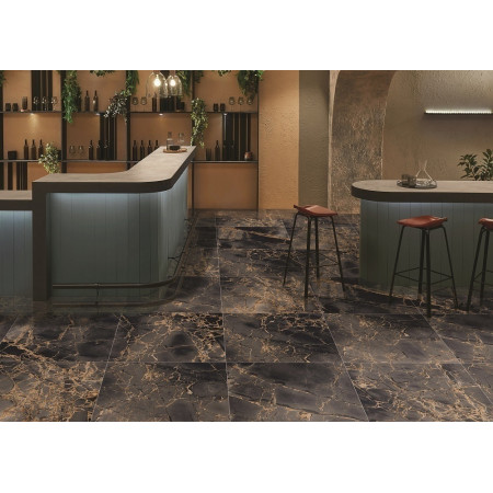 Керамогранит GR101 Golden Black High glossy 600x600