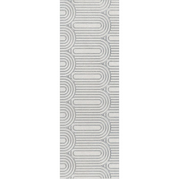 Плитка OP/A201/12136R Декор Безана серый светлый обрезной 25*75