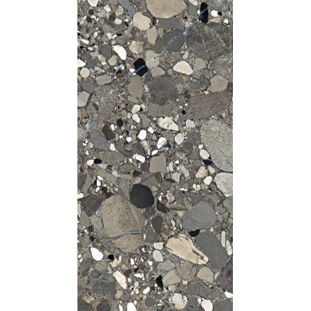 Керамогранит CR209 Arseno Nero carving 600х1200х9