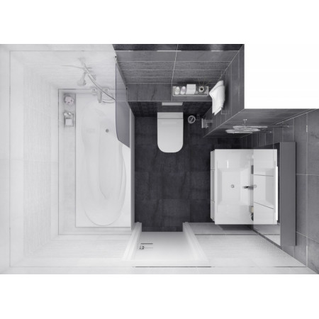 Плитка 34011 Metallica чёрный 25х50