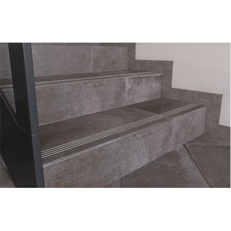 Керамогранит LS5A096 Плинтус Lofthouse серый 7x59,8