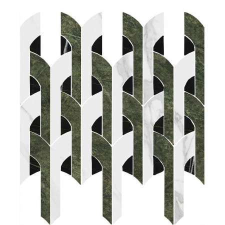 Керамогранит ID148 Риальто Нобиле 2 наборный лаппатированный 34,5x30