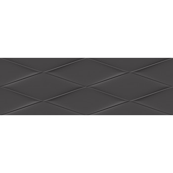 Плитка VGU232 Vegas рельеф черный 25x75