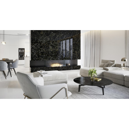 Керамогранит O-RBL-GGM234 Royal Black полированный черный 79.8x79.8