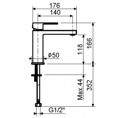 Смеситель для раковины Plumberia Selection TG0053CR
