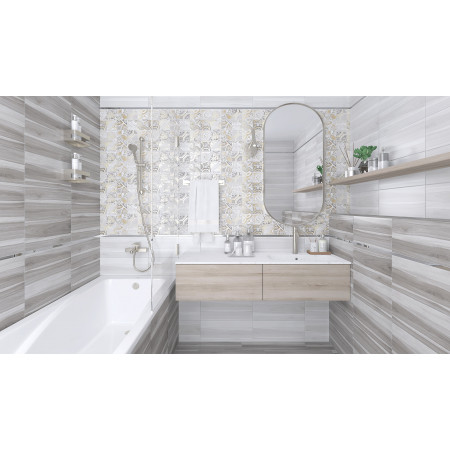 Плитка Ulivo Декор-1 бежевый 20х50