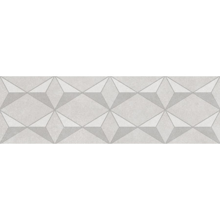 Плитка HGD/A584/6437 Бордюр Корредо серый светлый матовый 25x7,7