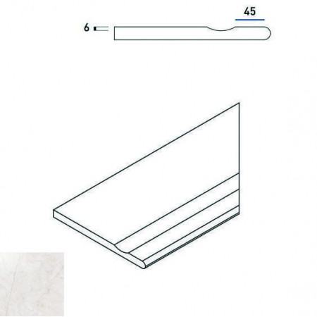 Керамогранит 620090000275 PURE BORDO SVASATO ROUND DX 30x60