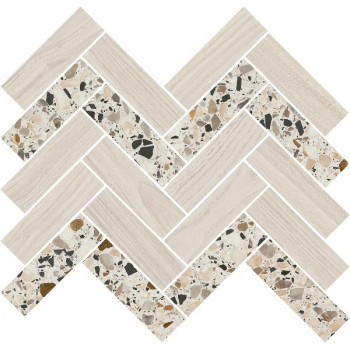 Мозаика T042/SG5113 Монтиони мозаичный миндальный 34x35,5