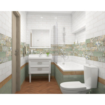 Плитка HGD/A306/9016 Монпарнас декор 8.5*28.5