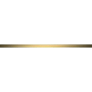 Плитка Бордюр металл золото глянцевое 3х75