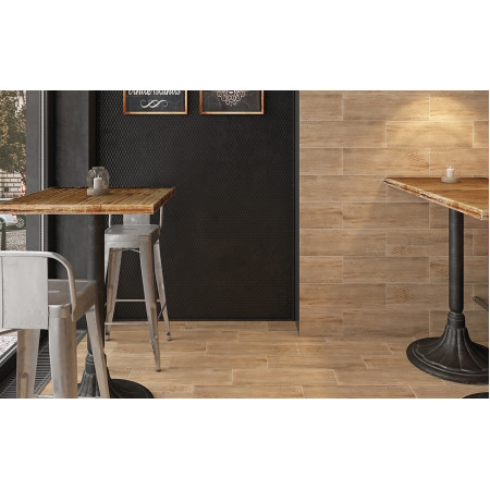 Керамогранит 16736 Industrialwood бежевый рельеф 18,5x59,8