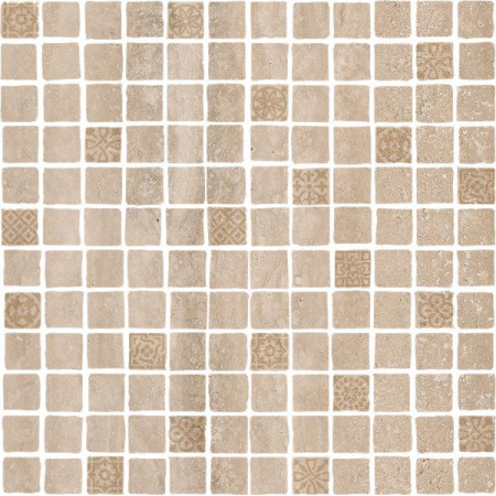 Мозаика MBD004 Риальто Антика 2 мозаичный бежевый матовый 30х30