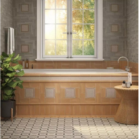 Плитка BLD054 Монтальбано белый матовый 15x3