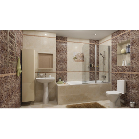 Плитка Бордюр стекло Marche 4х25