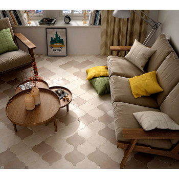 Керамогранит 21344 Curvytile Factory Avenue Cream 26.5*26.5