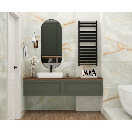 Керамогранит Onyx Dawn Mint зеленый Полированный 60x120