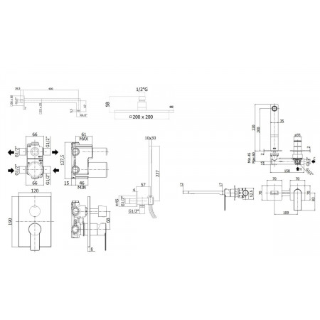 Комплект для душа Paffoni Tango KITTA018SCR105