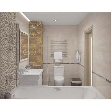 Плитка Бордюр Genesis бежевый 6х60