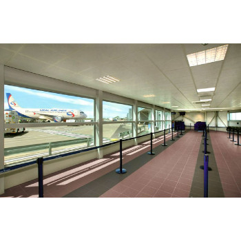 Керамогранит UF011R (желтый моноколор) рельефный ректифицированный 120х29,5