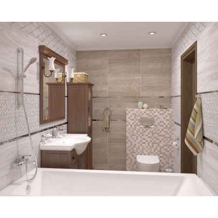 Мозаика Envy коричневый+бежевый 30х30