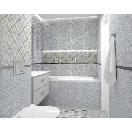 Плитка Arte Декор тёмно-серый 08-04-06-1369 20х40