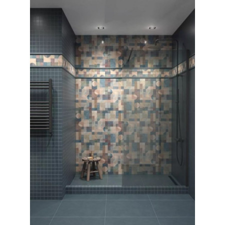 Плитка SPA068R Чементо зелёный матовый обрезной 30x2,5