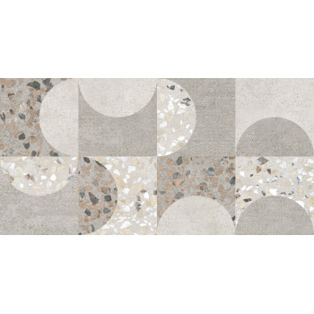 Керамогранит K949799LPR01VTEP Beton-Terrazzo Декор Геометрический Лаппато R9 Ректификат 30x60x0,9