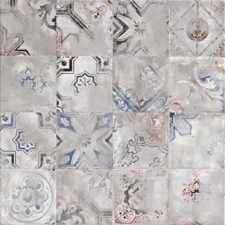 Керамогранит 0003480 PLAY RE-USED MIX GREY 20x20