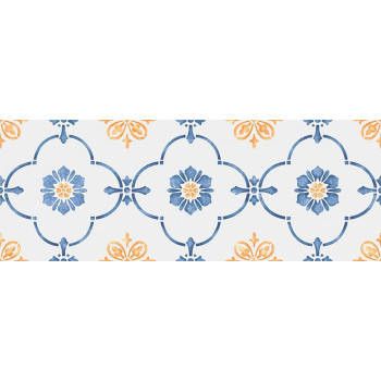 Плитка 15052 Сорренто орнамент 15x40