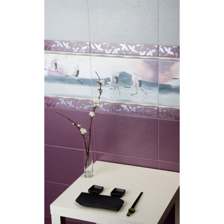 Плитка B1691/6157 Журавли 6x40