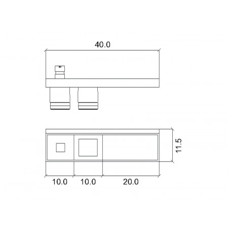 Набор аксессуаров INDA INDISSIMA BARRA 400CNS09N