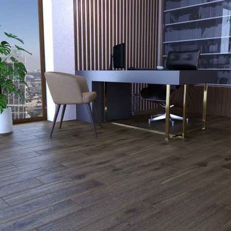 Керамогранит F2П190 Parsy темно-серый 15х90